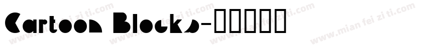Cartoon Blocks字体转换